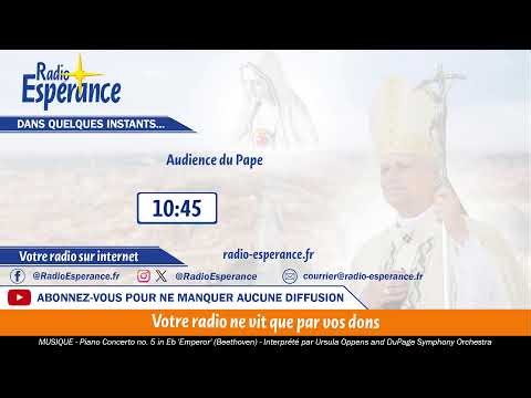 Diffusion en direct de Radio Espérance