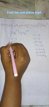 Find the unit Place digit
