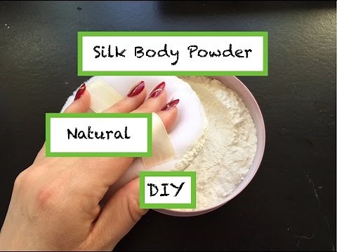 DIY Silk Body Powder Natural alternative to talc