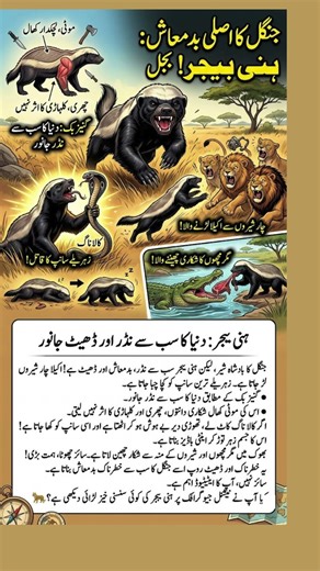 Why Lions and Crocodiles Run From the Honey Badger * Honey Badger: The Ultimate Badass of the Jungle