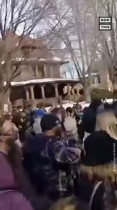 37K views · 682 reactions | Demonstrations continued in the Minneapolis-St. Paul area on Tuesday, as residents protested the recent police killing of Amir Locke. Police officers fatally shot Locke while carrying out a ‘no-knock’ search warrant at a Minneapolis apartment on February 2. | NowThis Impact | Facebook