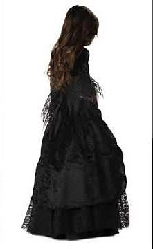 Gothic Vampiress Girls Costume