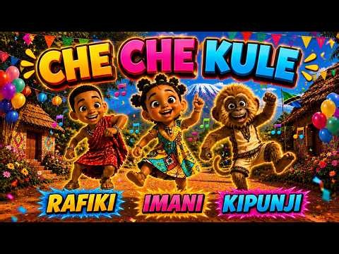 Che Che Kule - Fun Swahili Kids Dance Song 🔥 | Kipunji Follows Imani to School! 🐒