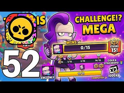 Trying to Win 15 Games with EMZ… Mega Quest Grind 😳 | Brawl Stars Episode 52