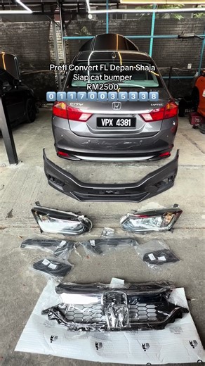 Honda City Modifikasi: Prefl Convert FL Depan Shaja