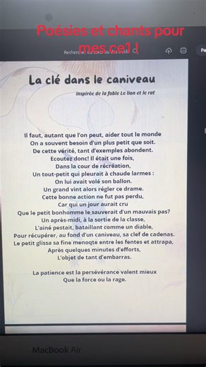 Activités créatives pour CE1 : poésies et chants