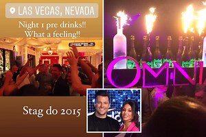 Mark Wright shares unseen clips from his boozy stag do in Vegas with magnums of vodka and scantily clad dancers