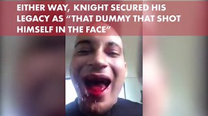 Attention seeking rapper shoots himself in the face on camera