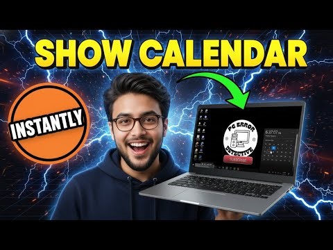 How to Show Calendar in Windows 10 | Quick & Easy Guide