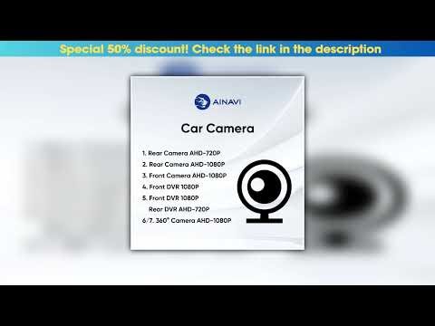 Deal Ainavi WaterProof HD AHD Rear Camera 360 Camera1080P DVR Driving Recorder Dash Camera ADAS For