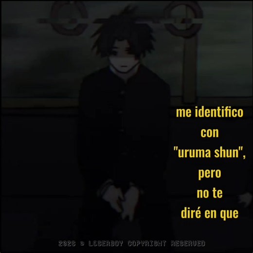 I identify as Uruma Shun, but I won't tell you in what way. | loser | juujika no rokunin | cfff | 🥀✨ | . . #indie #juujikanorokunin #urumashun #nopeyourtoolateialreadydied
