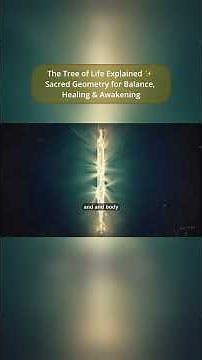 The Tree of Life Explained ✨ Sacred Geometry for Balance, Healing & Awakening #sacredgeometry #short