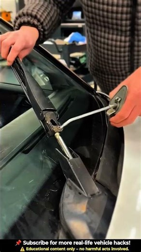 Lube It Well! Mercedes Wiper Fix You Didn’t Know 🇺🇸 #mercedes #wiper #automobile #repair