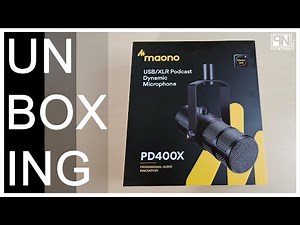 MAONO PD400X USB/XLR Dynamic Microphone - Unboxing - Poc Network