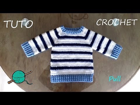 TUTO CROCHET Comment faire un Pull marin