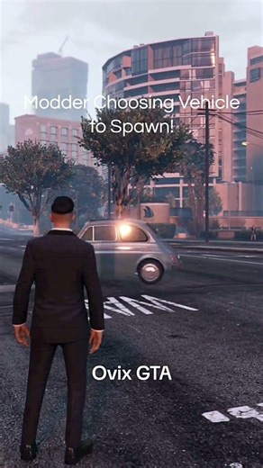 Modder choosing vehicle to Spawn in GTA Online #gaming