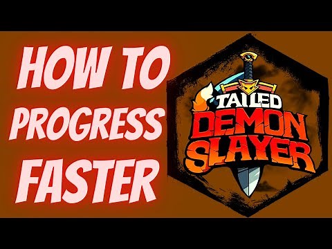 How to PROGRESS FASTER in Tailed Demon Slayer, beginner tips and tricks, guide, game progression