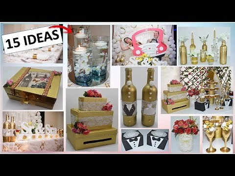 15 DIY WEDDING DECORATIONS IDEAS