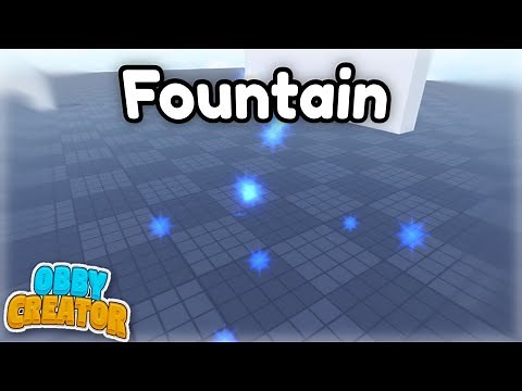How To Make Fountain Particle Tutorial || Roblox - Obby Creator