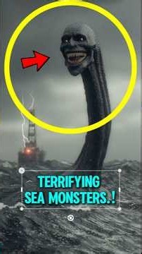 5 TERRIFYING Sea Monsters Lurking in the Deep Ocean! 😱🌊 #1 Is Pure Nightmare Fuel!