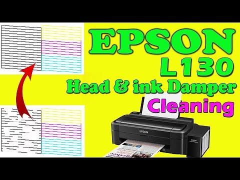How to epson L130 nozzle cleaning | epson L130 head & ink damper cleaning