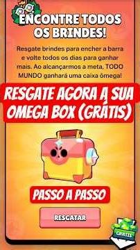ganhei um OMEGA BOX! 🔥 saiba como você pode resgatar!#brawlstars #brawlstarsbrasil