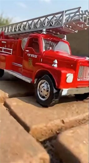 Heavy Metal Fire Engine Brick Road Sprint | Aggressive POV Unboxing | Rescue Toy