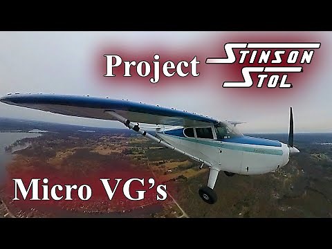 Micro Aerodynamics Vortex Generators, Stall Testing VG's