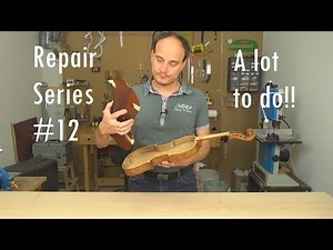 Repair Series #12 - Violin Restoration - A lot to do!!!