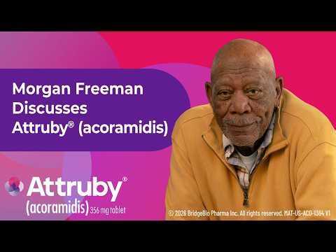 Morgan Freeman discusses Attruby® (acoramidis)