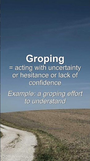 Word of the Day: Groping #Shorts