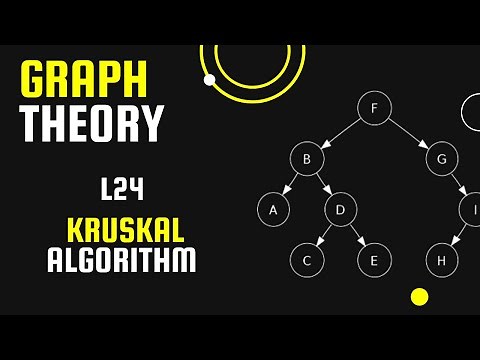 24- Kruskal Algorithm | Graph Theory | Python
