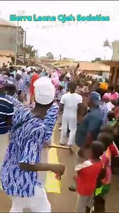 Young Rising Ojeh, Waterloo, Sierra Leone #nigeria #culture #yoruba #egungun #banjul #SierraLeone #Gambia #africa | Sierra Leone Ojeh Societies
