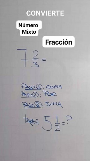 2.2K views · 31 reactions | CONVIERTE UN NÚMERO A FRACCION , Y LUEGO DESCARGA MI APP CALCUMATHIC, YA ESTA EN PLAY Y APP STORE | Mi Profe Fidelito | Facebook
