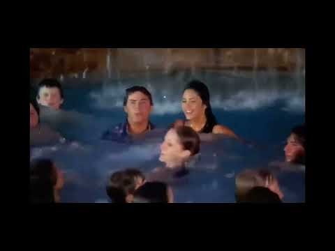 Troy and Gabriella Jump in the pool