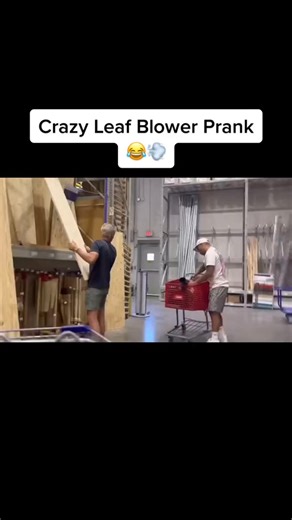 What would you do?😂 #prank #prankvideo #leafblower #funny #crazy | Thief busters