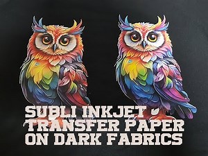 Subli Inkjet Transfer paper on dark fabrics