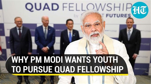 ‘Unique…’: PM Modi urges India’s youth to take up QUAD’s STEM fellowship