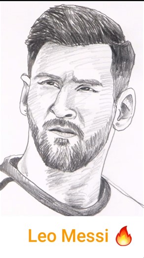 Easy Drawing Leo Messi ⚽🔥 #art #shorts #shortvideo #messi #football #respect ‪@LeoMessi‬