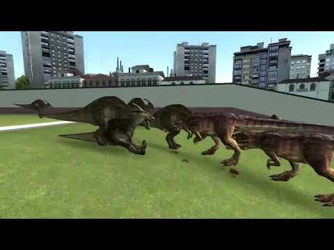 Garry's Mod: Dinosaur Herd Hunt