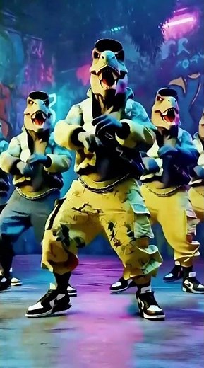 T REX DOES THE VIRAL DANCE