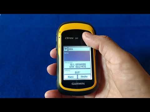 GPS Garmin Etrex 10 - Tutorial 2