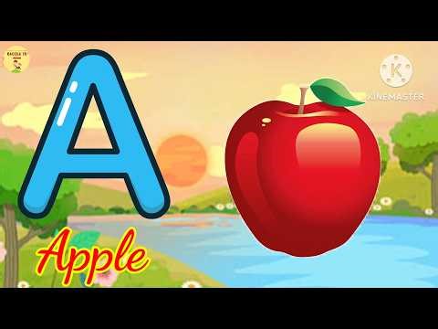 A for apple | ABCD | B for ball | Alphabets | ABCD bacchon wali | ABC song | bacchatv
