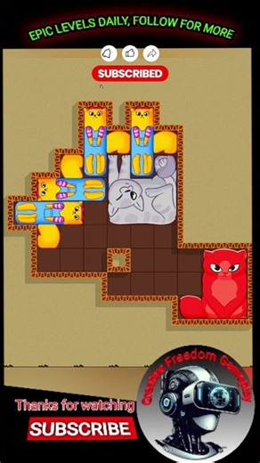 This cat level is actually GENIUS 🐾✨ #puzzle #creativefreedom