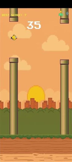flappy bird game 🎮( 58 level)