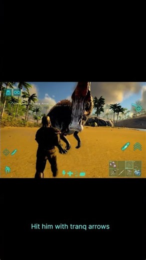 parasaur in ark survival gameplay dinos taming process#shorts #viral #ark #animals #trending #kids