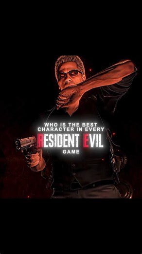 Best Characters in every Resident Evil Games💀💯🏴#residentevil#horror