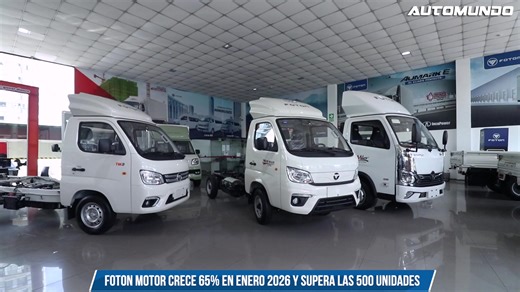 FOTON: 500 unidades en enero | Récords en ventas y nueva promoción en febrero