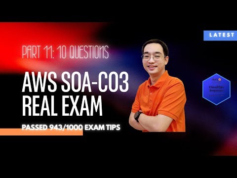🌟 [Latest] AWS SOA-C03 Real Exam | Part 11: Q96-105 | VPC Peering, Auto Scaling and EC2 AZ Migration