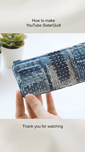DIY old jeans recycled coin purse #handmade #online #fashion | SisterQuilt